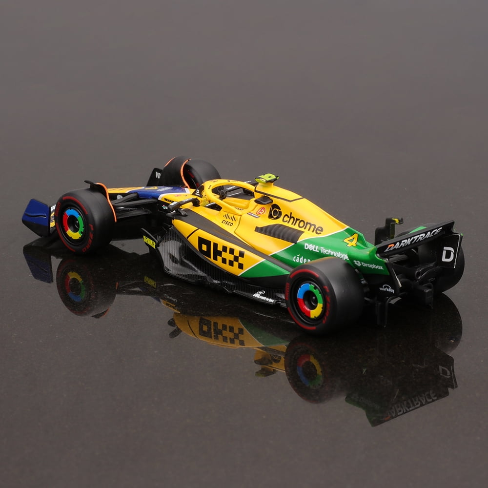 1:43 2024 F1 Mclaren Mcl38 Monaco Grand Prix F1 Alloy Miniature