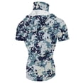 thumbnail image 5 of Men's Lightweight Camouflage Gradient Quick Dry Fishing Hoodie Shirt - UPF 50+ Sun Protection Short Sleeve Shirts with Neck, 5 of 7