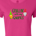 thumbnail image 4 of Inktastic Chillin' with My Gnomes Women's T-Shirt, 4 of 5