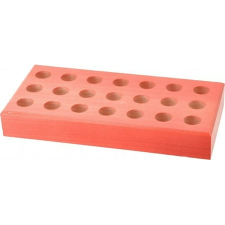 

Made in USA 21 Collet DA100 Wood Collet Rack and Tray 4 Wide x 1-1/4 High x 8-1/2 Long