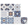 thumbnail image 3 of Azulejo de pared Vinilo Flor Etiqueta de la pared Mural Calcomanía para azulejos Etiqueta autoadhesiva impermeable para azulejos, MZ-2-140, Grande Inevent HA002473-143, 3 of 6