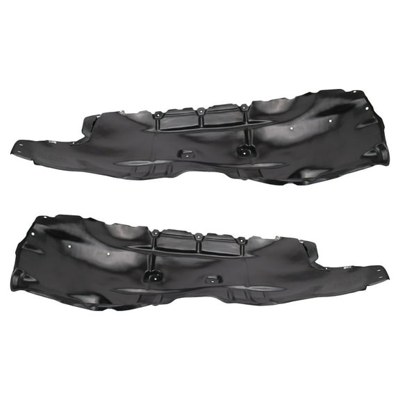 TRQ Inner Fender Liner Set Fits Select 2017-2020 Chevrolet Colorado GM1248288 GM1249288