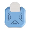 thumbnail image 2 of NAOJIE Paper Corner Rounder 3 in 1 (R4mm+R7mm+R10mm),Punches for Crafts,Cutter,Envelope Punch Board,Hole Puncher,Laminate,DIY Projects,Photo Cutter,Card Making Scrapbooking and Journaling(Blue), 2 of 4