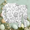 thumbnail image 2 of Girls Summer Outfits Kid Diy Hand Painted Homewear Colouring Pajama Can Play With Girls' Clothing Sets, 2 of 3