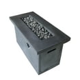 thumbnail image 2 of Outdoor Heater 24'' H Concrete Propane/Natural Gas Outdoor Fire Pit Table,Patio Heater, 2 of 14