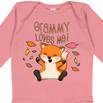 thumbnail image 4 of Inktastic Grammy Loves Me- cute baby fox Boys or Girls Long Sleeve Baby Bodysuit, 4 of 5