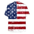 thumbnail image 6 of UngA America 250 Tshirt, 4th of July Hawaiian Shirts for Men American Flag Patriotic Tshirts Button Down Beach Shirts USA Short Sleeve Tops (Red,XXL), 6 of 6