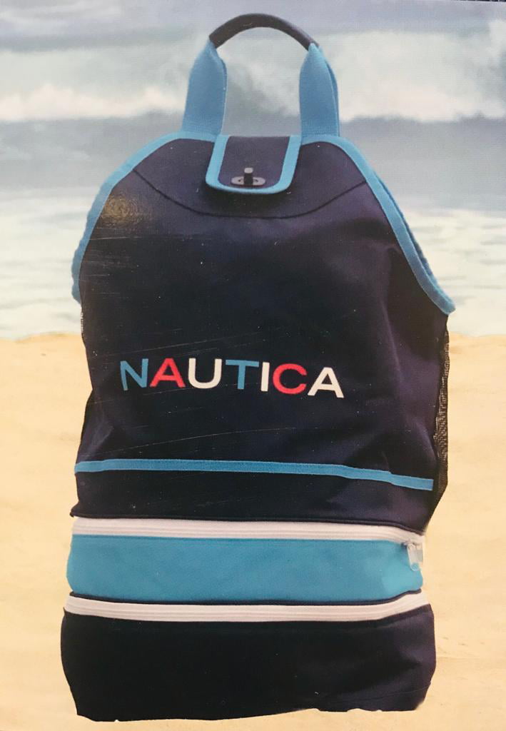 nautica beach cooler tote bag