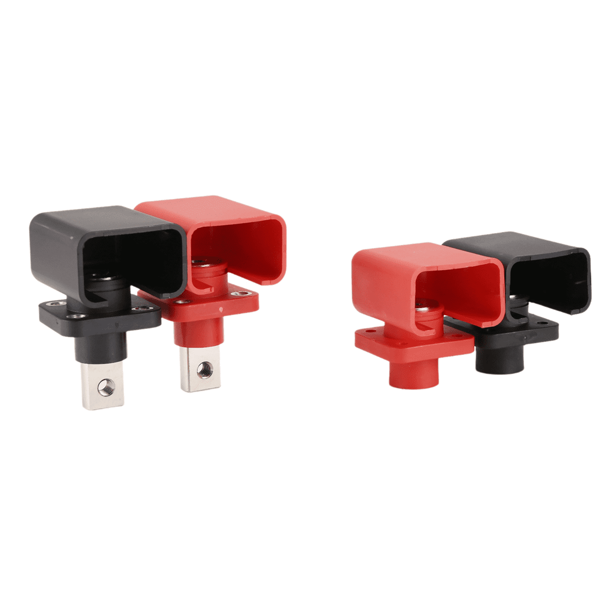 200A AllCopper Lithium Battery Terminal Block High Current Energy Inverter Plug Wall Mounted Type Storage Connector 4PCS