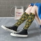 thumbnail image 5 of Fotbe Sunflowers Calcetas Divertidas Estampadas para Hombre y Mujer, Calcetas de Algodón hasta la Rodilla para Caminar, Correr, Enfermería y Embarazo, 5 of 6