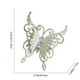 thumbnail image 3 of Adorno Colgante Blanco Irregular con Purpurina para Árbol de Navidad, Decoración Navideña, Hogar, Tienda, Escaparate., 3 of 6