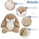 thumbnail image 2 of Juguete de peluche LKMYHY Angry Lokmyhy, conejo de orejas caídas, marrón, conejito de Pascua, 2 of 7