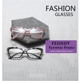 thumbnail image 4 of Gafas de sol con montura de ojo de gato y lentes transparentes para mujer B2440, 4 of 5