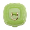 thumbnail image 1 of Unique Bargains 1 Pc Multi-Function with Mirror Jewelry Box Jewelry Organizer Green PP TPE Zinc Alloy, 1 of 5