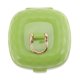 thumbnail image 1 of Organizador de joyería de 1 pieza multifuncional con espejo Unique Bargains Caja de joyería PP TPE aleación de zinc verde, 1 of 5