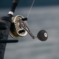 thumbnail image 3 of Folding Solid Metal Fishing Wheel Arm Fishing Reel Metal Handle Modification Accessories - Type B (Black), 3 of 8