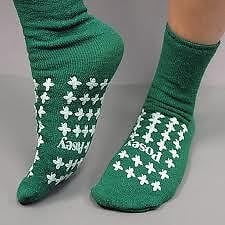 - Fall Management non slip socks- 1 pair, Skid-resistant rubber tread on both sides By Posey