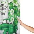thumbnail image 4 of JOOCAR St. Patrick's Day Shower Curtain, Green Clover Shamrock Shower Curtain Falling Leaves Cloth Bath Curtains Irish Saints Shower Curtain Spring Holiday Shower Curtain Set with Hooks, 72X72 Inch, 4 of 7