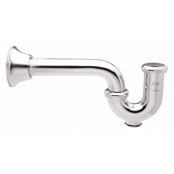 ZURN Z8700BD-PC 1-1/4" Dia., Cast Brass, Kitchen, P-Trap - Walmart.com ...