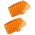 thumbnail image 1 of 1 Pair Light Lens Cover Fender Tips Mud Rear Light Cover Classic Guard for Electra Glide Yellow, 1 of 3