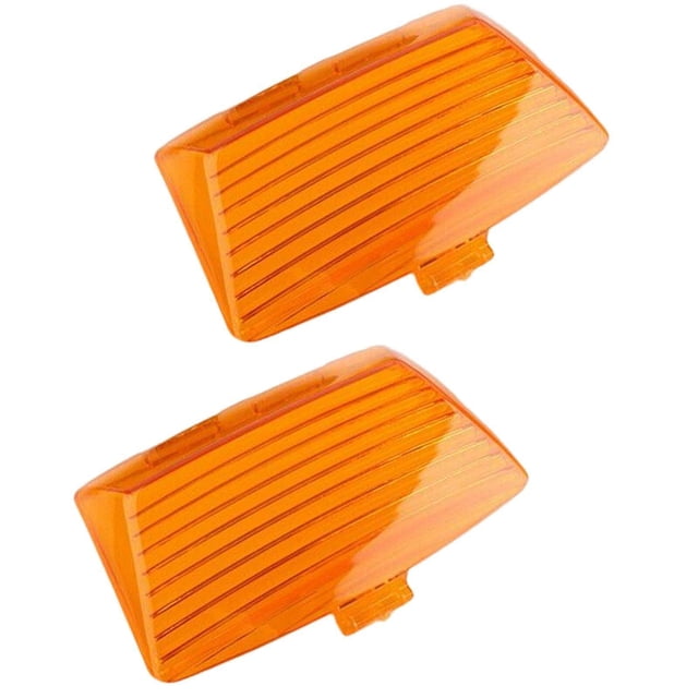 1 Pair Light Lens Cover Fender Tips Mud Rear Light Cover Classic Guard for Electra Glide Yellow
