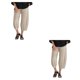 thumbnail image 1 of Sonducket Pantalones casuales ligeros y transpirables para mujer con cintura elástica. Los pantalones están hechos de algodón. Type3 NO3, 1 of 6