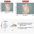 thumbnail image 3 of Dreamtimes Cute Light Tabby Cat 1000 Piece Jigsaw Puzzle, Wall Artwork Puzzle Games for Adults Teens 29.5" L X 19.7" W, 3 of 7
