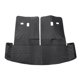 thumbnail image 1 of Alfombrilla de Carga para Maletero Unique Bargains para Hyundai Santa Fe 2024-2025 Negro TPE 1 Pc Cara Plana Patrón de Rayas Trasera Antideslizante, 1 of 1