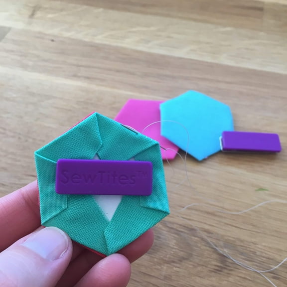SewTites Minis Magnetic Sewing Pins - Set of 5 Sewing Magnets to Replace Straight Pins & Fabric Clips (Purple)