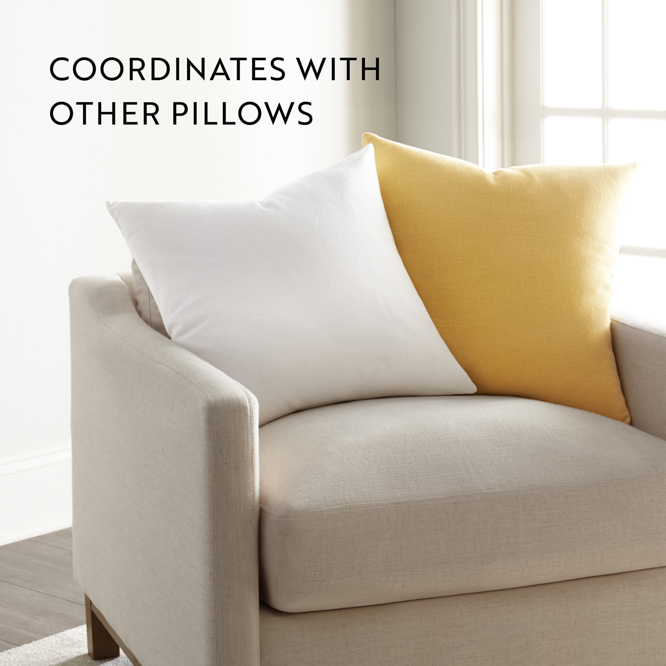 Noble Linens Stone Washed and Distressed Cotton Decor Throw Pillows
