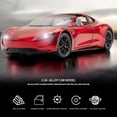 thumbnail image 2 of 1/24 Roadster Diecast Toy Car para coleccionistas y niños o niñas Aleación Diecast Car Model Roadster Model Car Pull Back Vehículos con luz Roadster Model Car Toy para niños Regalo de cumpleaños, 2 of 5