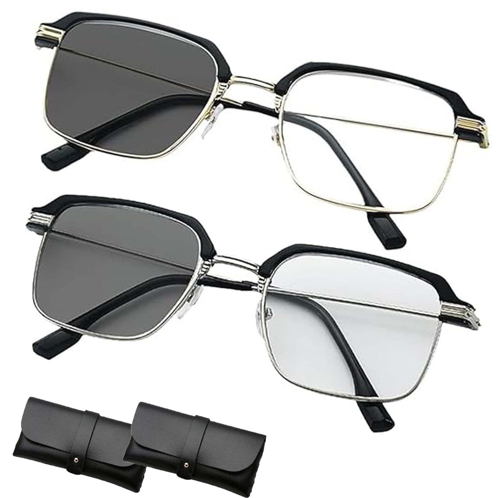 2027 New High-Definition Eye Protection Blue Light Filter Intelligent Zoom, Auto Focus Glasses Self Adjusting for Men Women