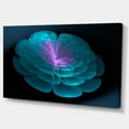 thumbnail image 2 of Abstract Blue Floral Fractal Background - Extra Large Floral Wall Art, 2 of 4