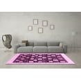 thumbnail image 3 of Ahgly Company Indoor Rectangle Oriental Pink Traditional Area Rugs, 5' x 8', 3 of 4