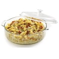 thumbnail image 1 of Libbey Baker's Basics Glass Casserole Dish with Cover, 3 quart, 1 of 3