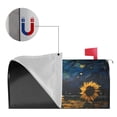thumbnail image 2 of Yiaed Oil Starry Sky Sunflower Print Mailbox Covers, Magnetic Mailbox Cover, Mail Box Covers for Garden Outdoor Decor Box Covers-21x18 in, 2 of 8