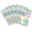 3x4 Inch, variant on Resealable Foil Pouch Bag [100 PCS ] Great for Party Favor Food Storage (Holographic Color, 2.7 x 8.6 Inch)