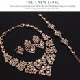 thumbnail image 3 of 5PCS Statement Necklace Set Alloy Crystal Punk Decorative Women Necklaces Set, 3 of 9