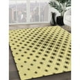 thumbnail image 2 of Ahgly Company Indoor Square Patterned Sun Yellow Area Rugs, 3' Square, 2 of 6