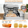 thumbnail image 3 of KBS 19-in-1 2LB Bread Maker Machine Fully Automatic LCD Display, Stainless Steel Model# 013, 3 of 7