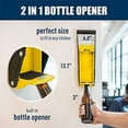 thumbnail image 6 of Mckay 16 Oz. Metal Can Crusher, Heavy-Duty Wall Mounted Smasher for Aluminum Seltzer, Soda, Beer Cans and Bottles for Recycling with Built-In Bottle Opener, Home Gadgets for Memorial Day - Yellow, 6 of 8