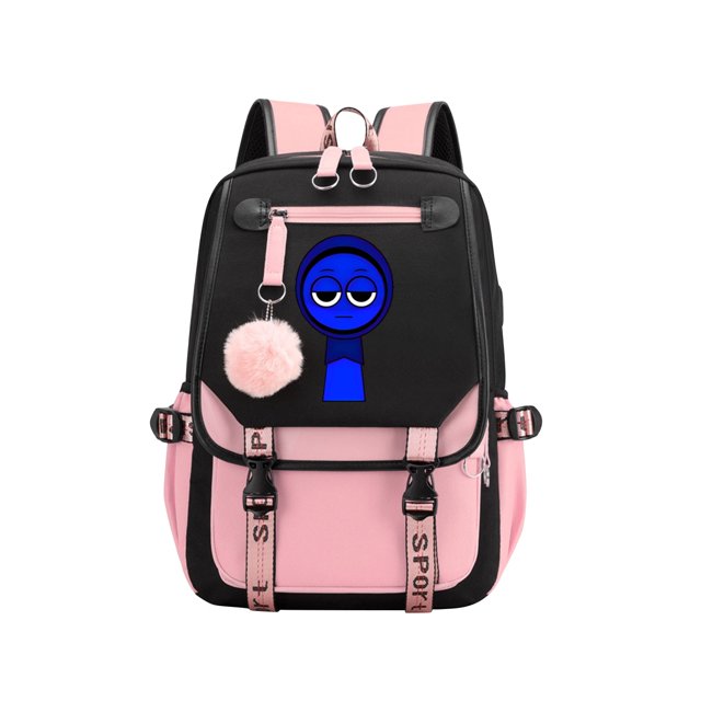 Mochilas de peluche Sprunki para niños, mochila, bolso para madre y bebé de gran capacidad, bolso de maternidad impermeable