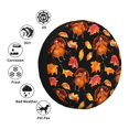 thumbnail image 2 of Kdxio Thanksgiving Turkey 1 for Tire Cover Wheel Protectors Tyre Covers Weatherproof Wheel Covers Universal Fit for Trailer Rv SUV Truck Camper Travel Trailers 16 inch, 2 of 5