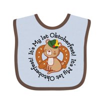 Inktastic My 1st Oktoberfest Baby Bear Boys or Girls Baby Bib