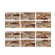 thumbnail image 1 of XWSHYW Pegatinas de Pared 12 Piezas de Pegatinas de Azulejos de Cristal para Pared Autoadhesivos, 1 of 3