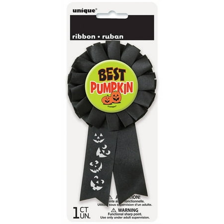 Best Pumpkin Halloween Award Ribbon - Walmart.com