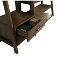 thumbnail image 3 of Atlin Designs 4 Shelf Ladder Bookcase in Saddle Brown, 3 of 7