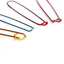 WEUVEB 10Pcs Knitting Stitch Holders Aluminum Alloy for Scarves Blankets and Quilts Assorted