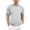 Q220-Gray, variant on hengsof Children's Tennis Short Sleeve T-Shirt Children's Summer Casual Top Round Neck T-Shirt Top Breathable Quick Dry Top