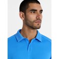 thumbnail image 4 of Athletic Works Men's and Big and Tall Men's Active Mesh Polo Shirt, Size XS-5XL, 4 of 5
